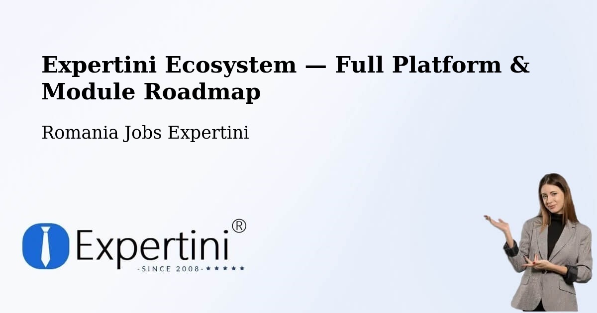 Expertini Ecosystem — Full Platform & Module Roadmap – Progresu