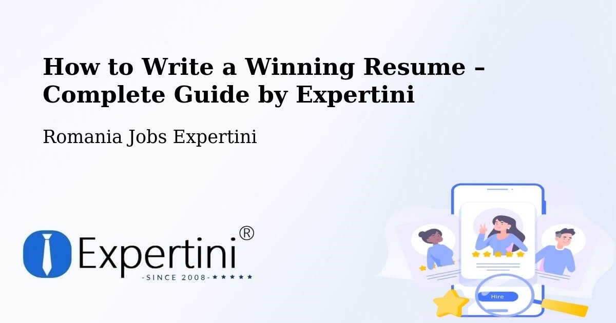 Resume Writing Guide for Job Seekers – Progresu - Progresu, Romania Jobs Expertini